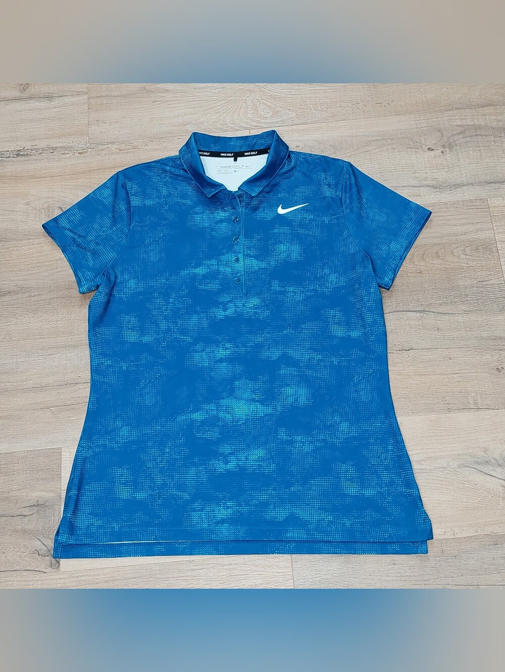 Nike Women’s Blue Dri-FIT Polo Top